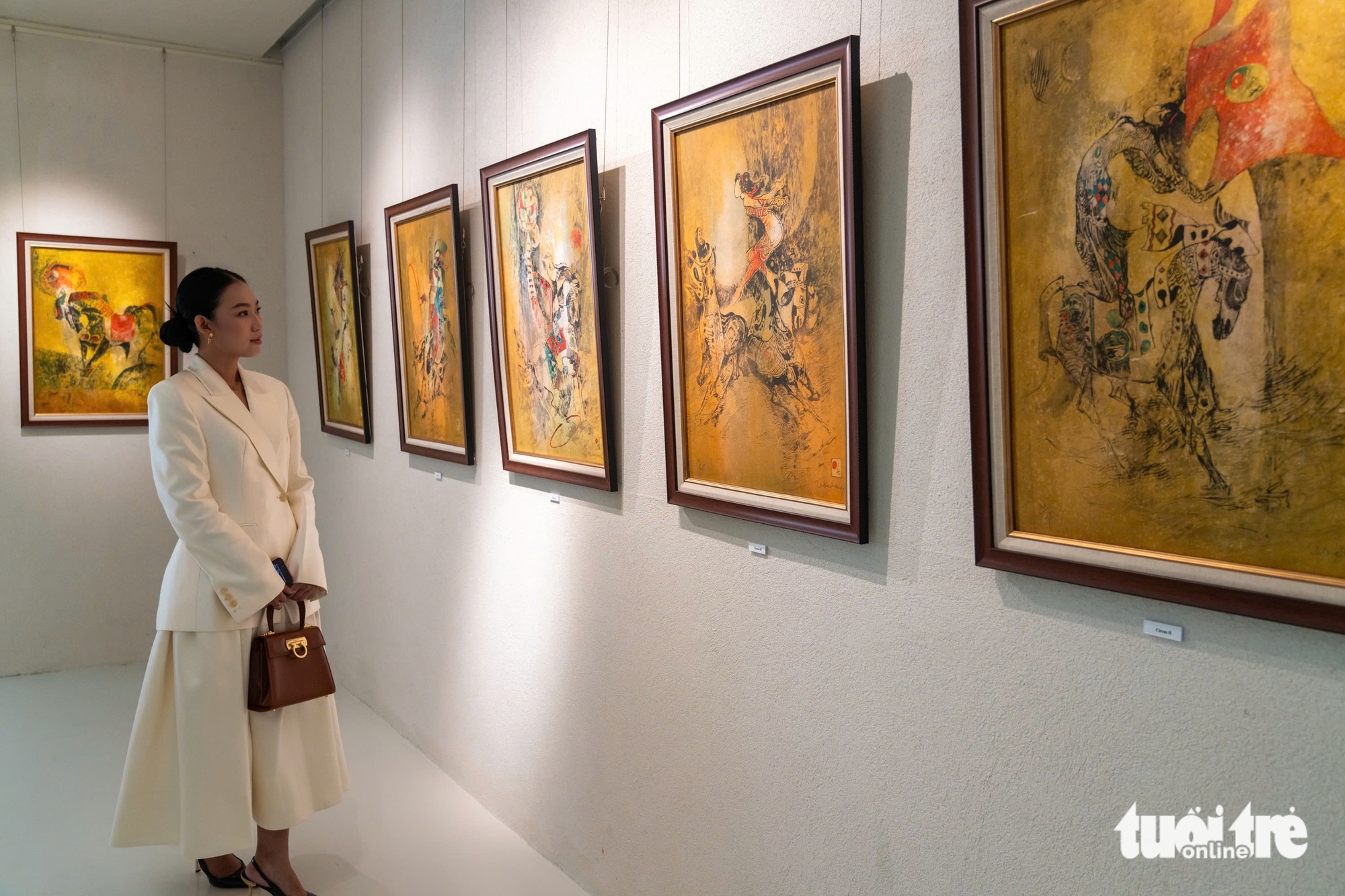 Bộ sưu tập tranh ngựa hiếm của Lê Bá Đảng lần đầu triển lãm tại TP.HCM