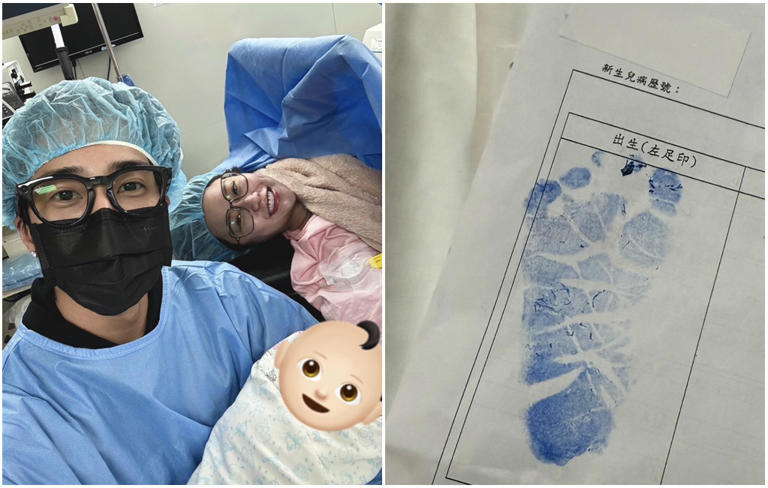 婁峻碩、焦凡凡成為新手爸媽。(伊弗龐金有限公司提供)