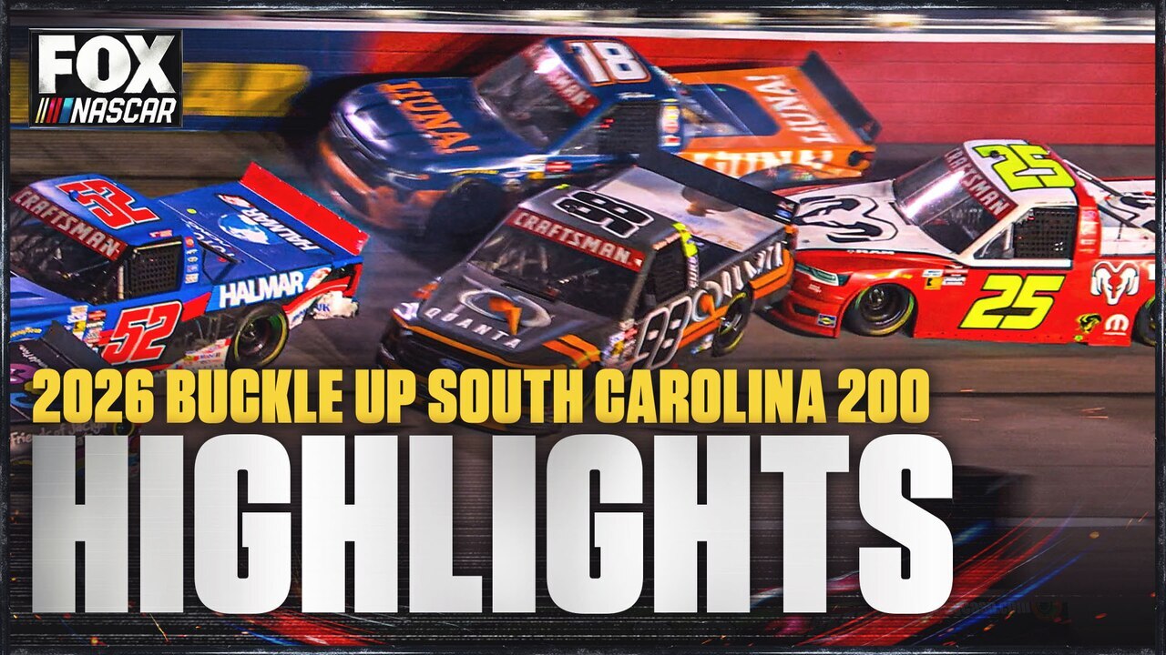 NASCAR Craftsman Truck Series: Buckle Up South Carolina 200 highlights 🏁 NASCAR on FOX<br><br>
