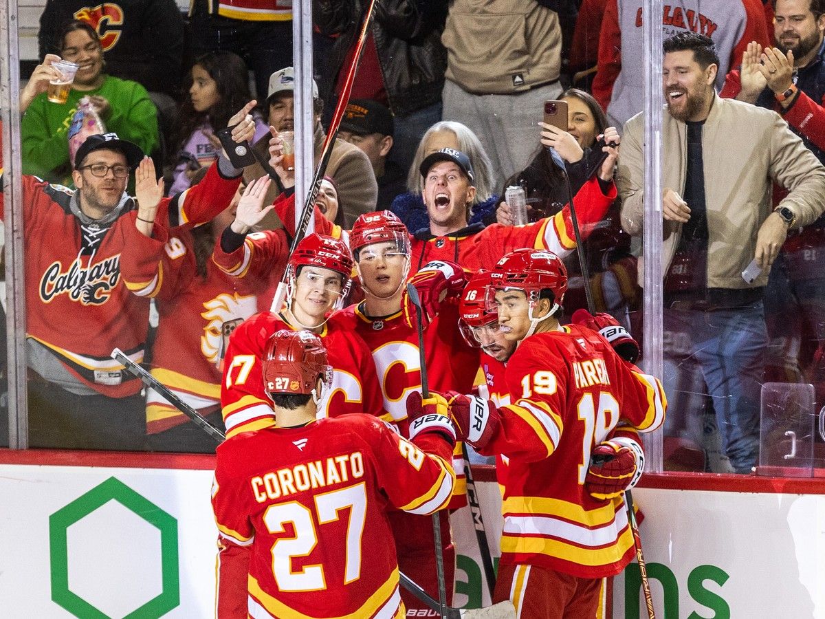 Just a bit of fun: Flames have a laugh over warmup routine after ...