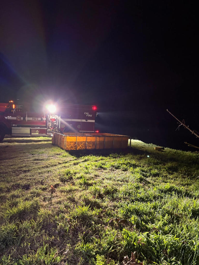 Cal Fire crews contain vegetation fire in Pollock Pines