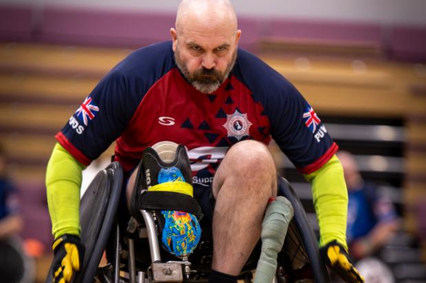 Emotional moment amputee became captain of England wheelchair rugby team