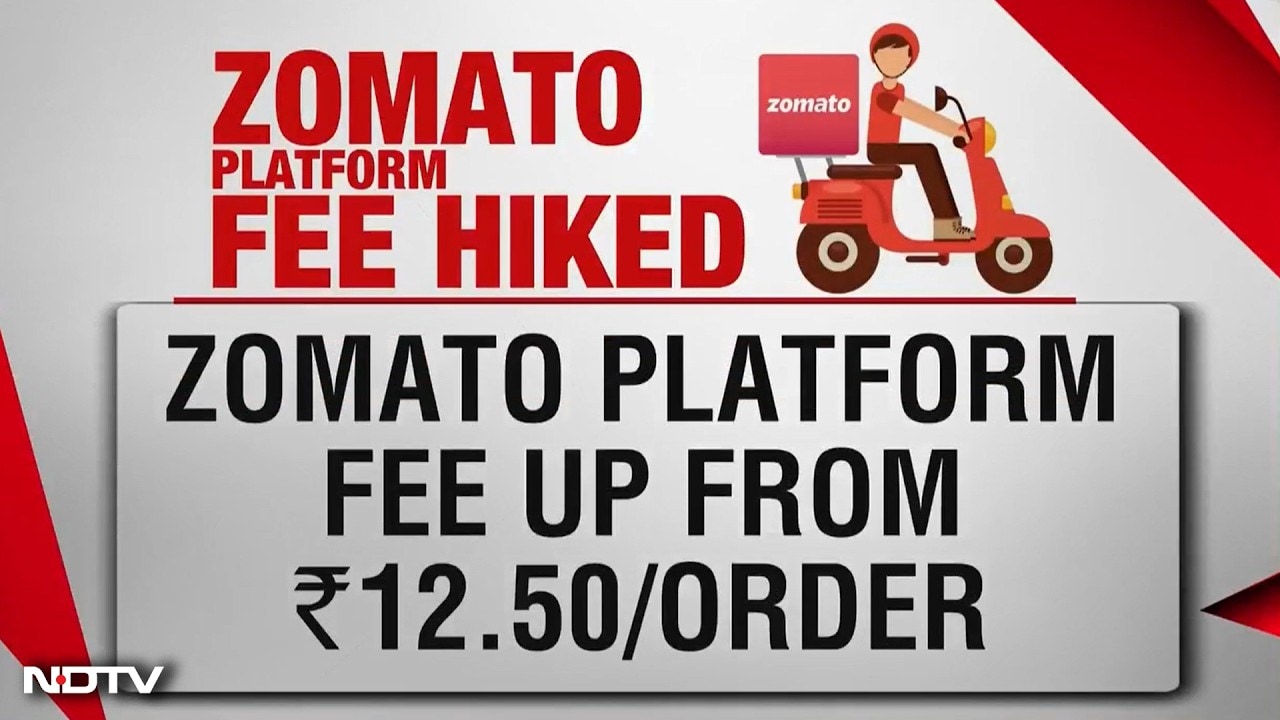 Zomato increases food delivery platform fee to Rs 14.90 per order