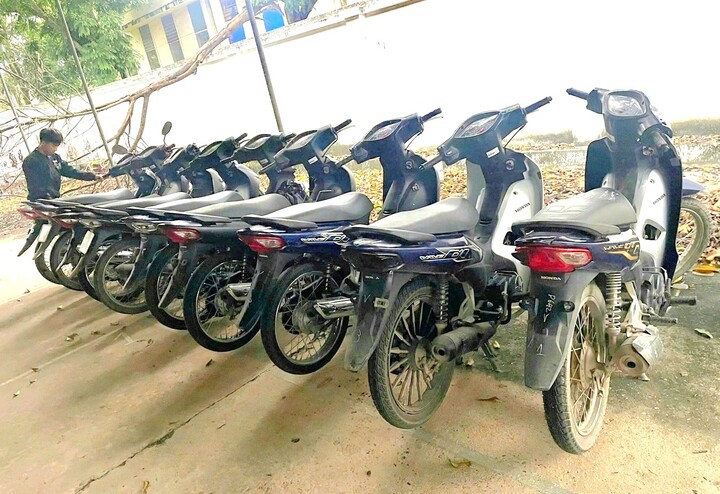 Bắt 9 thanh niên gây hàng loạt vụ trộm xe máy liên tỉnh