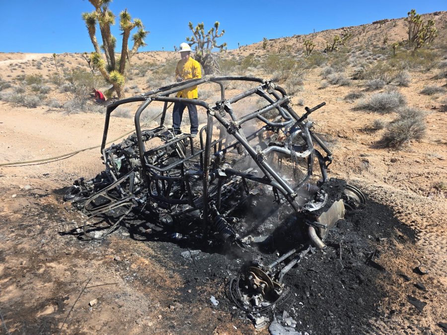 Photos: UTV scorched after being fully engulfed by fire near Beaver Dam