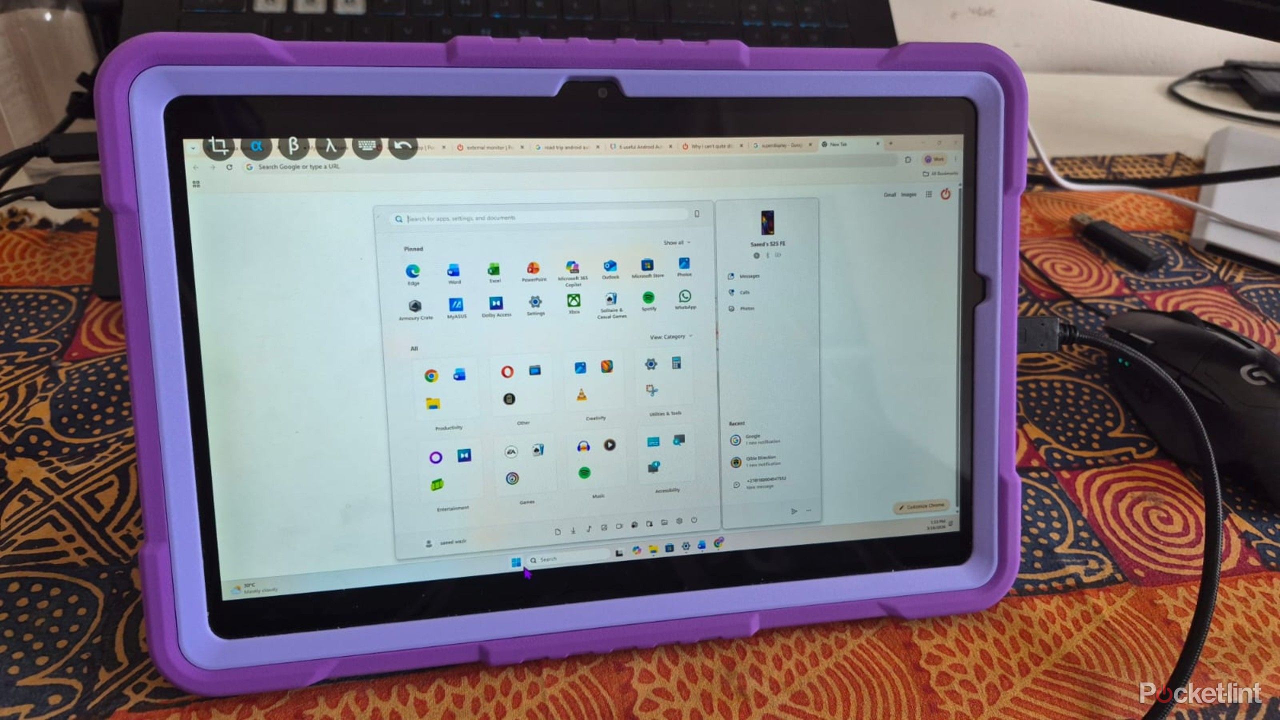 How I turned my Android tablet into a portable monitor for cheap