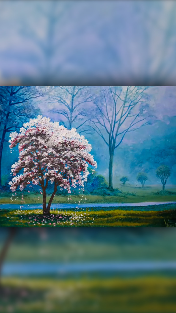 Drawing a dreamscape where fantasy and realism intertwine