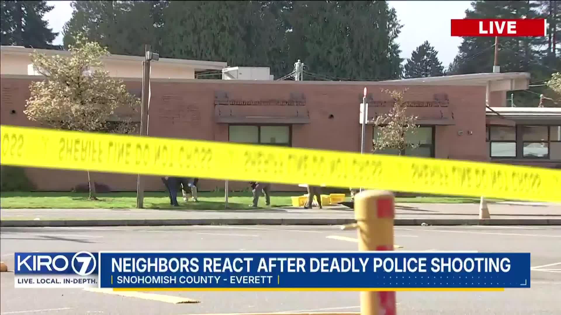 Man shot and killed by officers near Everett school; investigation underway