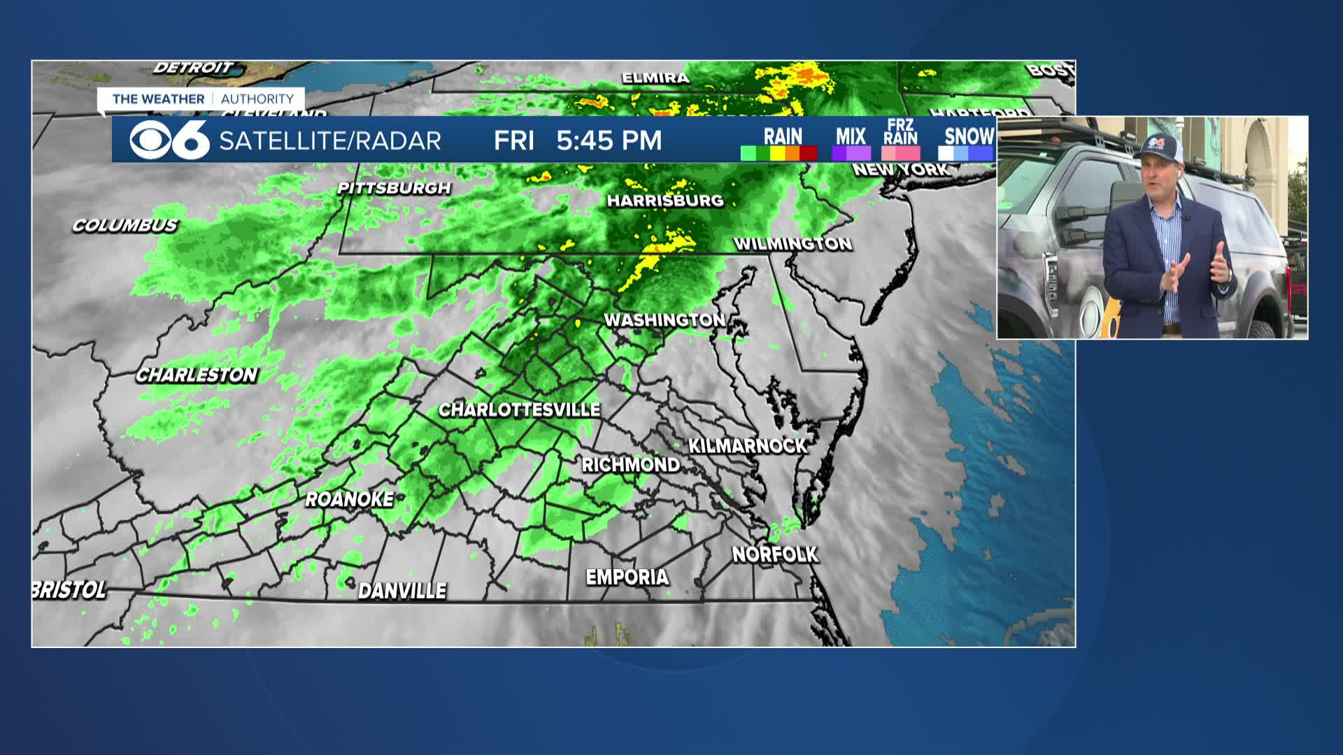 Evening showers end early Saturday making for a very nice spring weekend