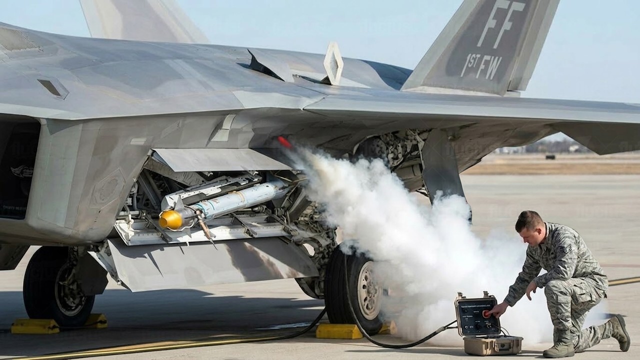 Insane technique US Air Force uses to start up its most feared stealth ...