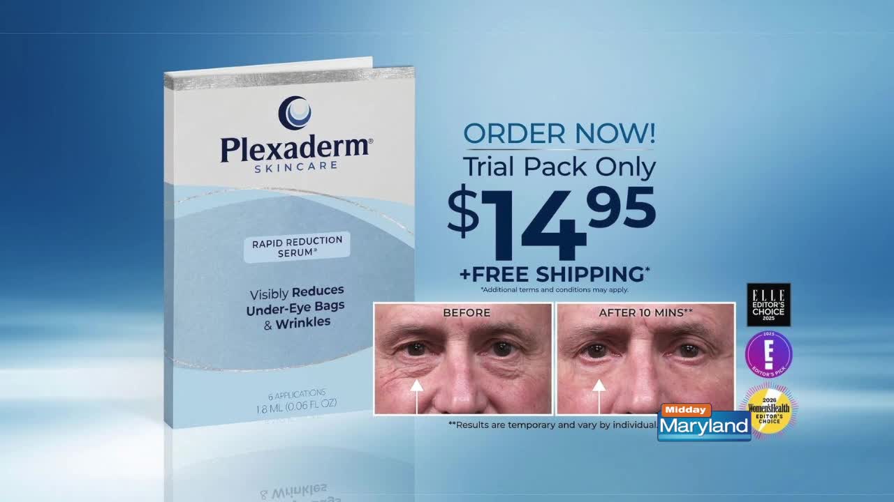 Plexaderm’s rapid reduction serum