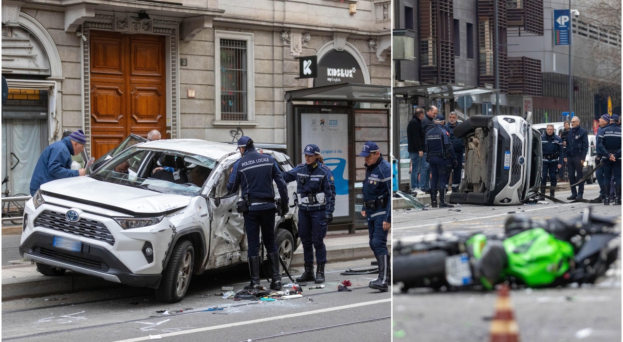 Incidente tra taxi e moto a Milano, morti una ragazza di 20 anni e un ...