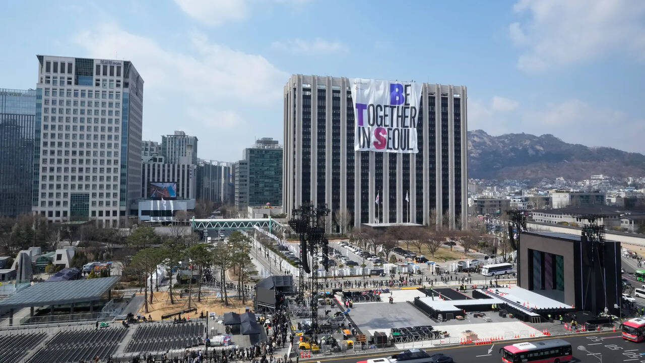 BTS returns with comeback concert in Seoul after four-year hiatus