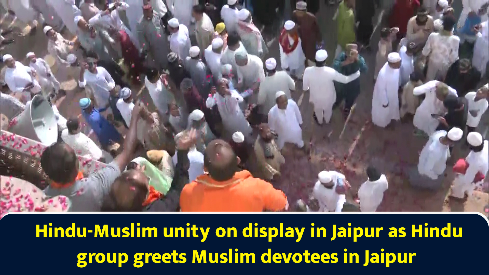 Hindu-Muslim unity on display in Jaipur as Hindu group greets Muslim ...