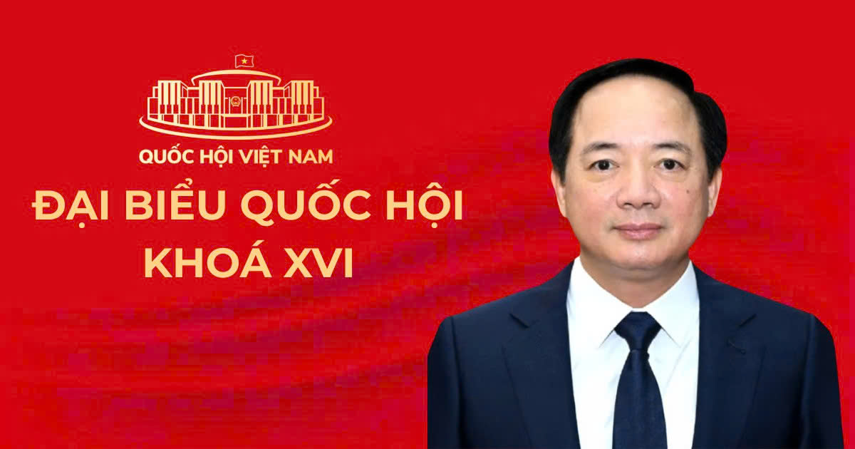 Trưởng Ban Tuyên giáo và Dân vận Trung ương trúng cử Đại biểu Quốc hội khóa XVI