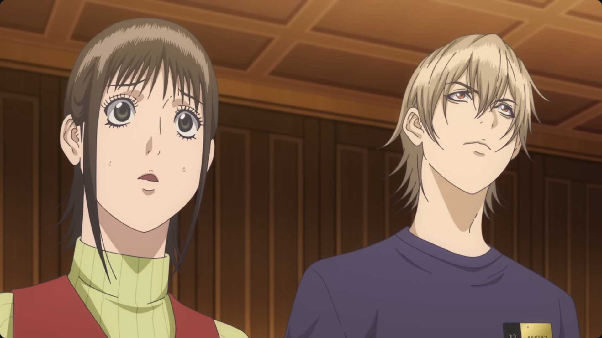 Shinichi Akiyama and Nao Kanzaki in Liar Game anime