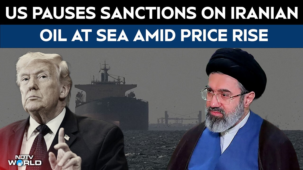 US Iran war latest news | US pauses sanctions on Iranian oil at sea ...