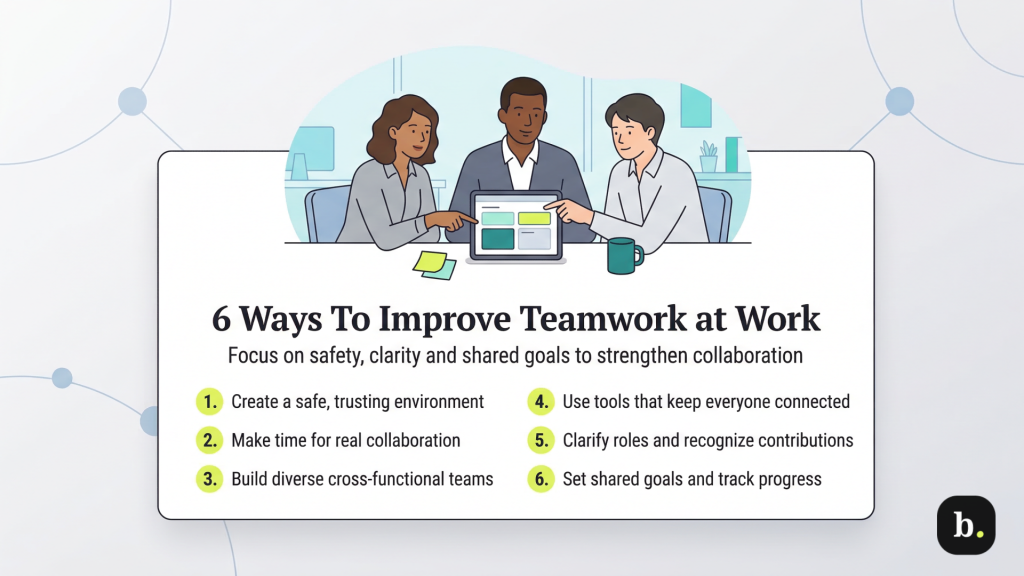 How to improve teamwork and collaboration