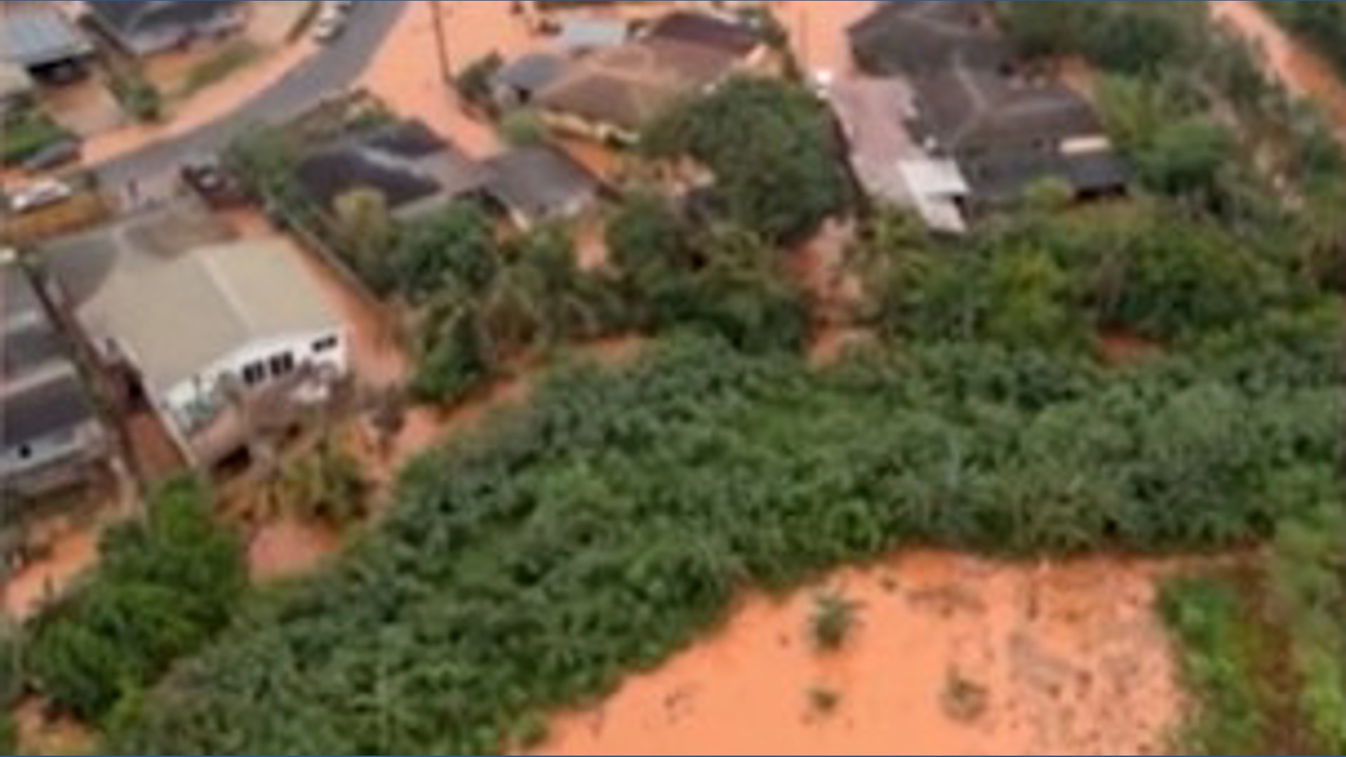 Flooding damage in Hawaii after heavy rainfall<br>