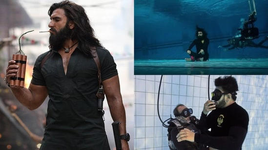 Ranveer Singh impresses fans with his dedication in underwater sequence ...