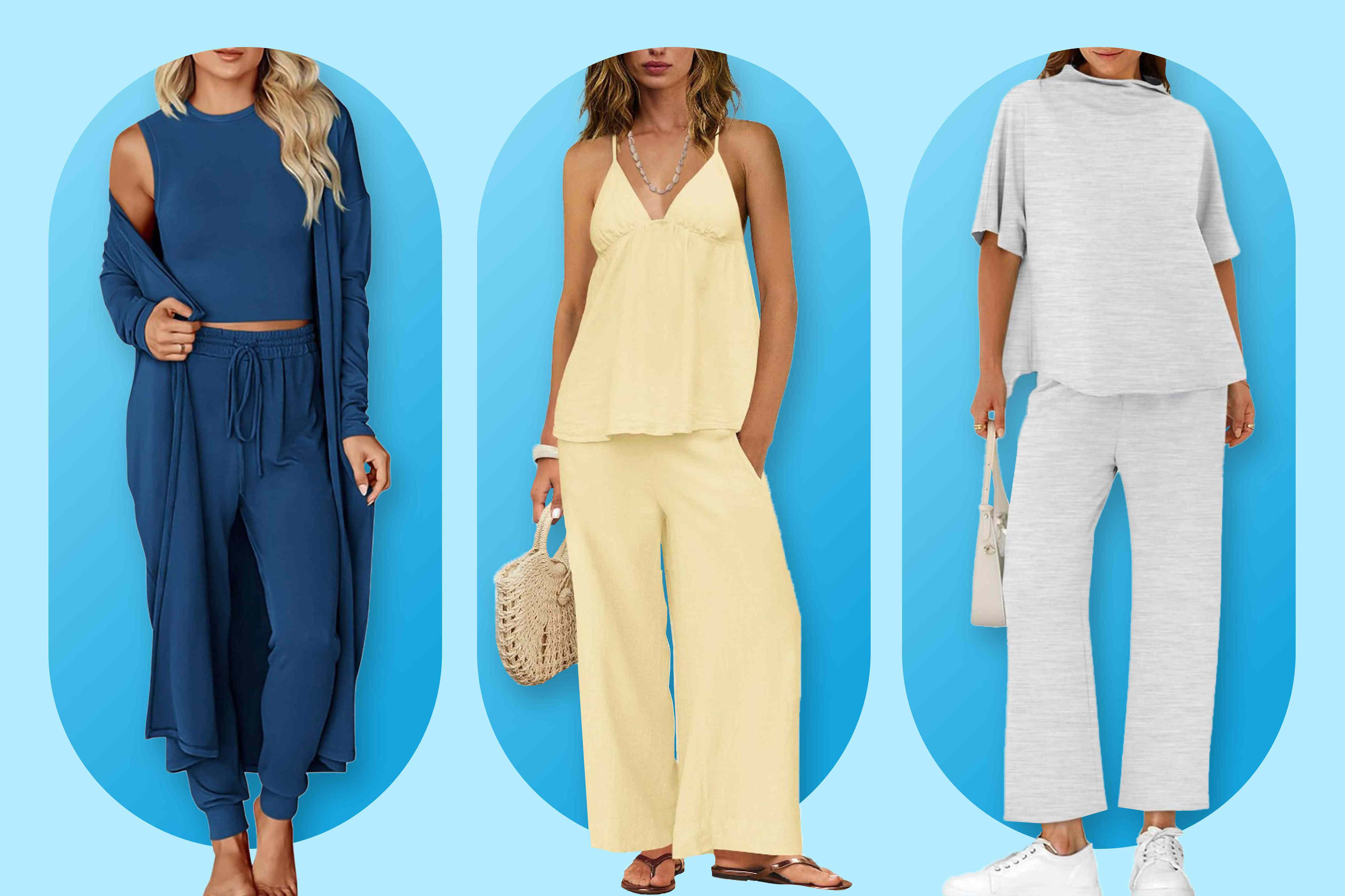 I'm never packing a wrinkly outfit again thanks to these matching sets ...