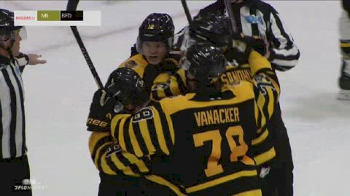 Montreal Canadiens prospect Owen Protz scores late go-ahead goal for Brantford<br>