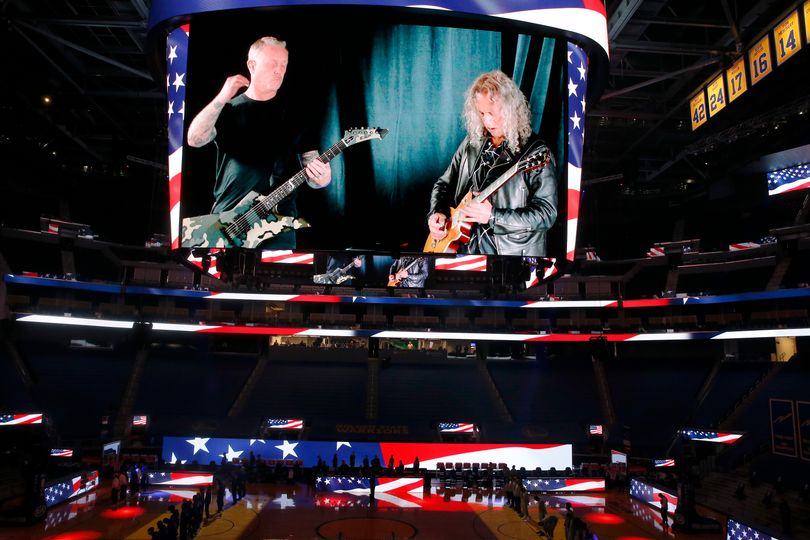 Metallica catches college basketball fans off guard with March Madness ...