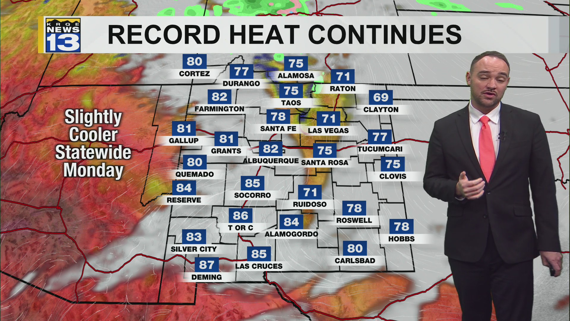 Record March heat continues into the weekend