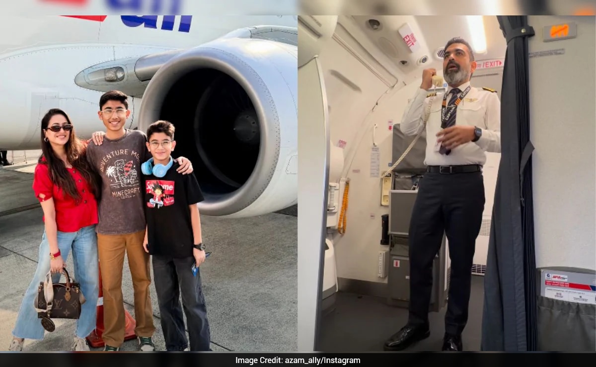 This was unforgettable: Pilot shares emotional in-flight moment as wife ...