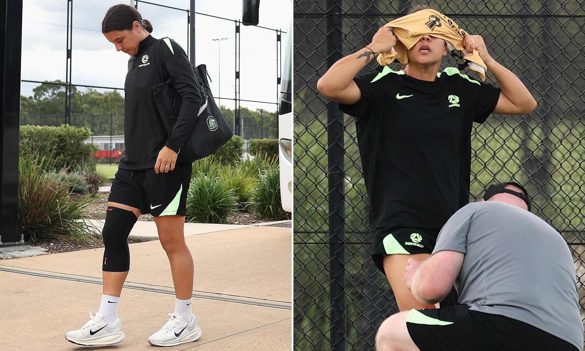 Sam Kerr sends injury shockwaves through Matildas camp ahead of the ...