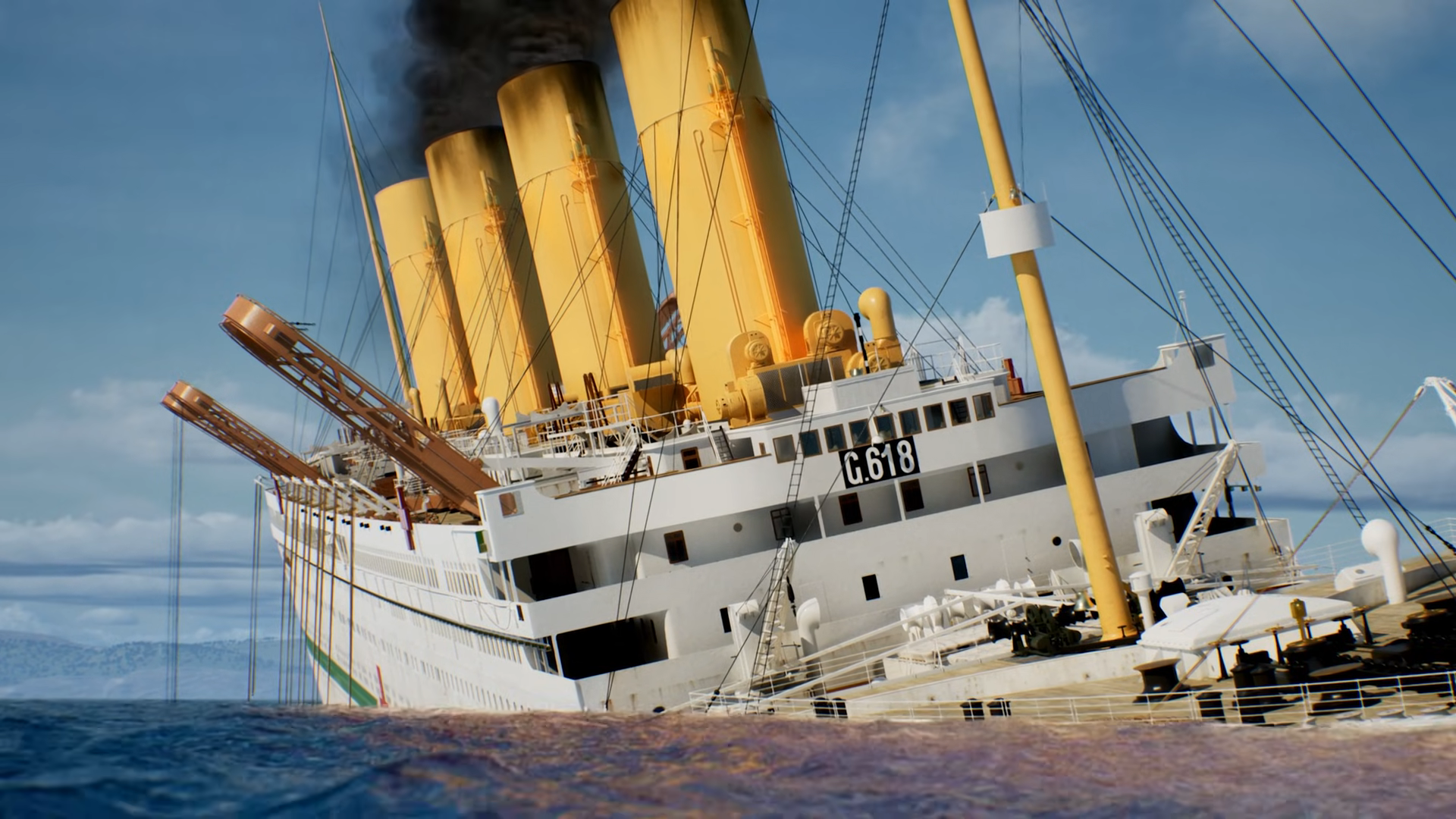 What happened in the 40 minutes before Britannic sank