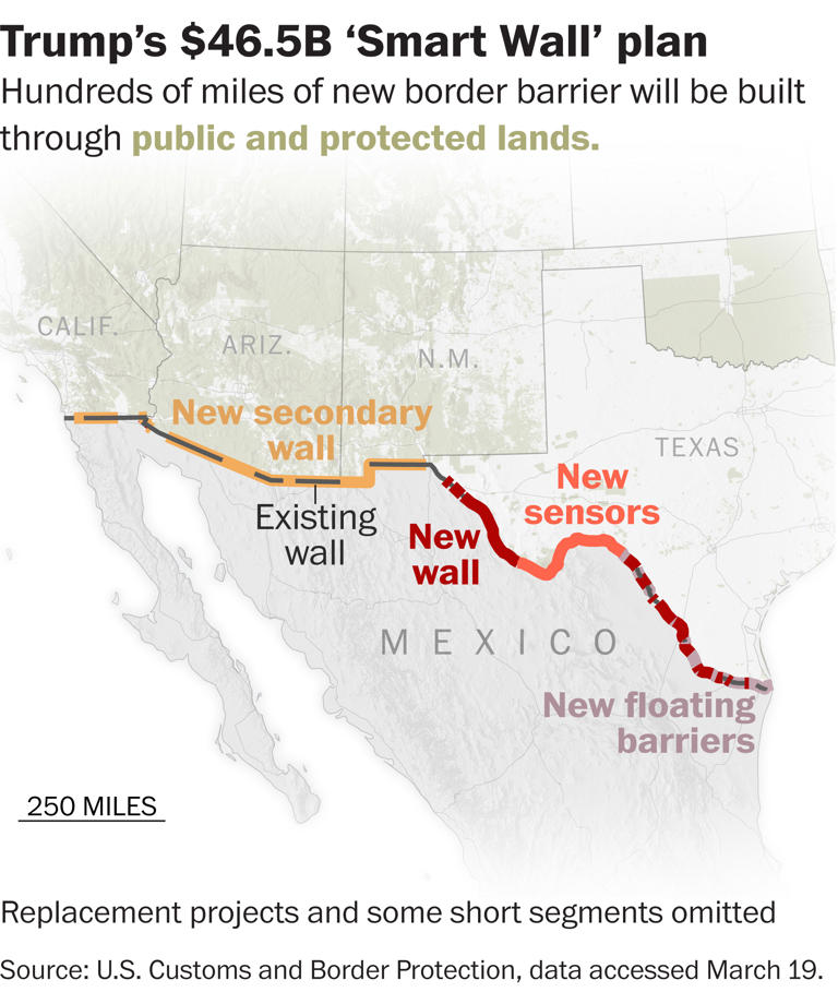 A massive border wall expansion is underway