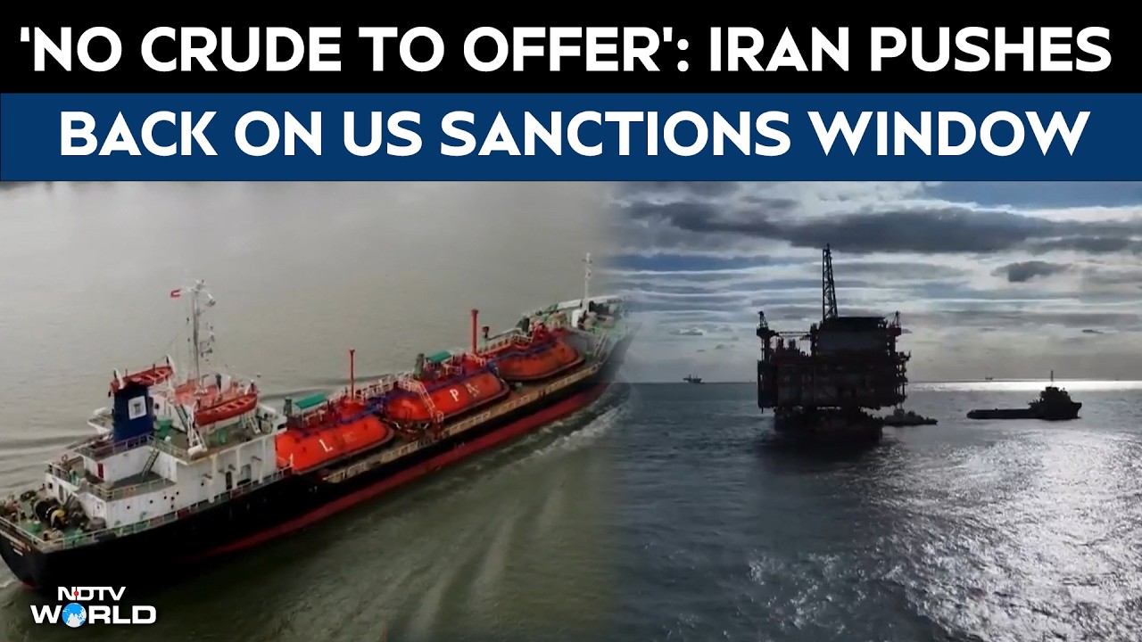 US Iran war latest news | Iran says no oil afloat, questions US move to ...