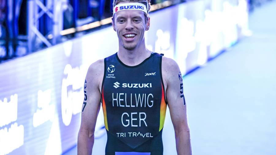 Triathlet Hellwig beim Weltcup in Haikou Zweiter