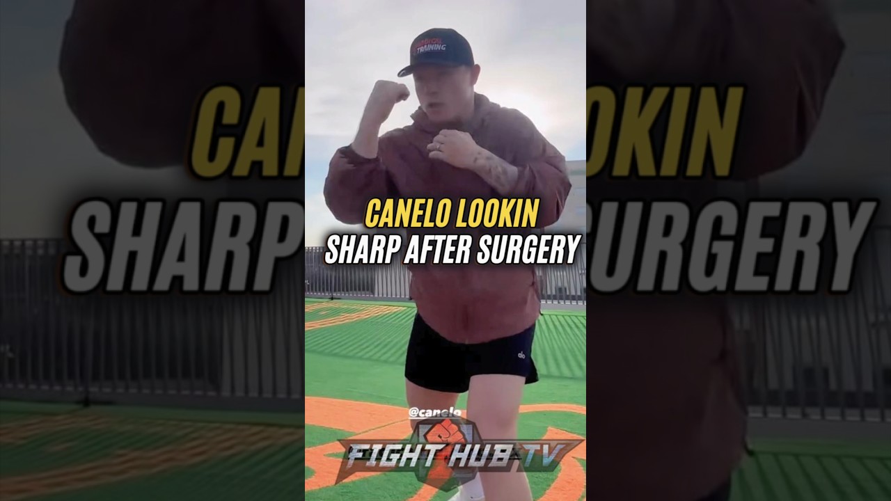 Canelo Alvarez shows off power combos ahead of comeback