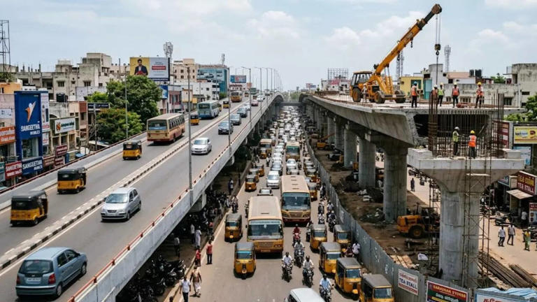 Chennai soars above gridlock: Mega flyover surge set to rewrite city ...