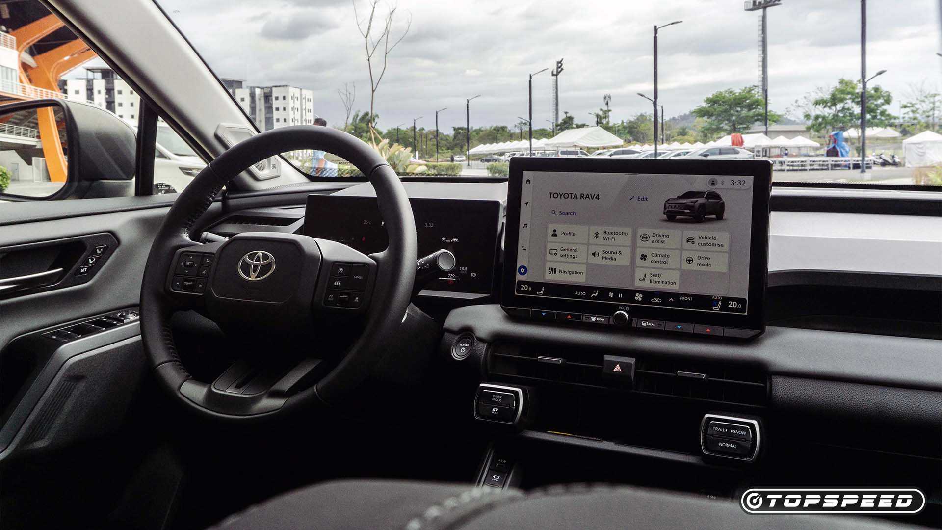 Interior of a 2026 Toyota RAV4 Limited
