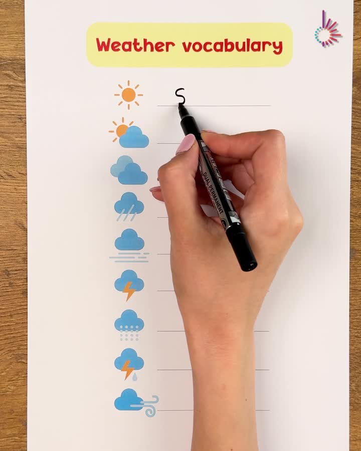 Cloudy weather with a chance of learning☔