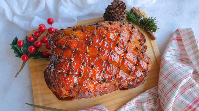 Give honey a break and let this glaze give ham a tangier flavor