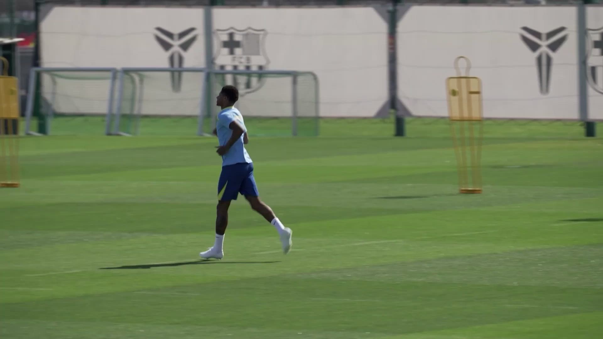 Entrenamiento del Barça antes del encuentro contra el Rayo Vallecano