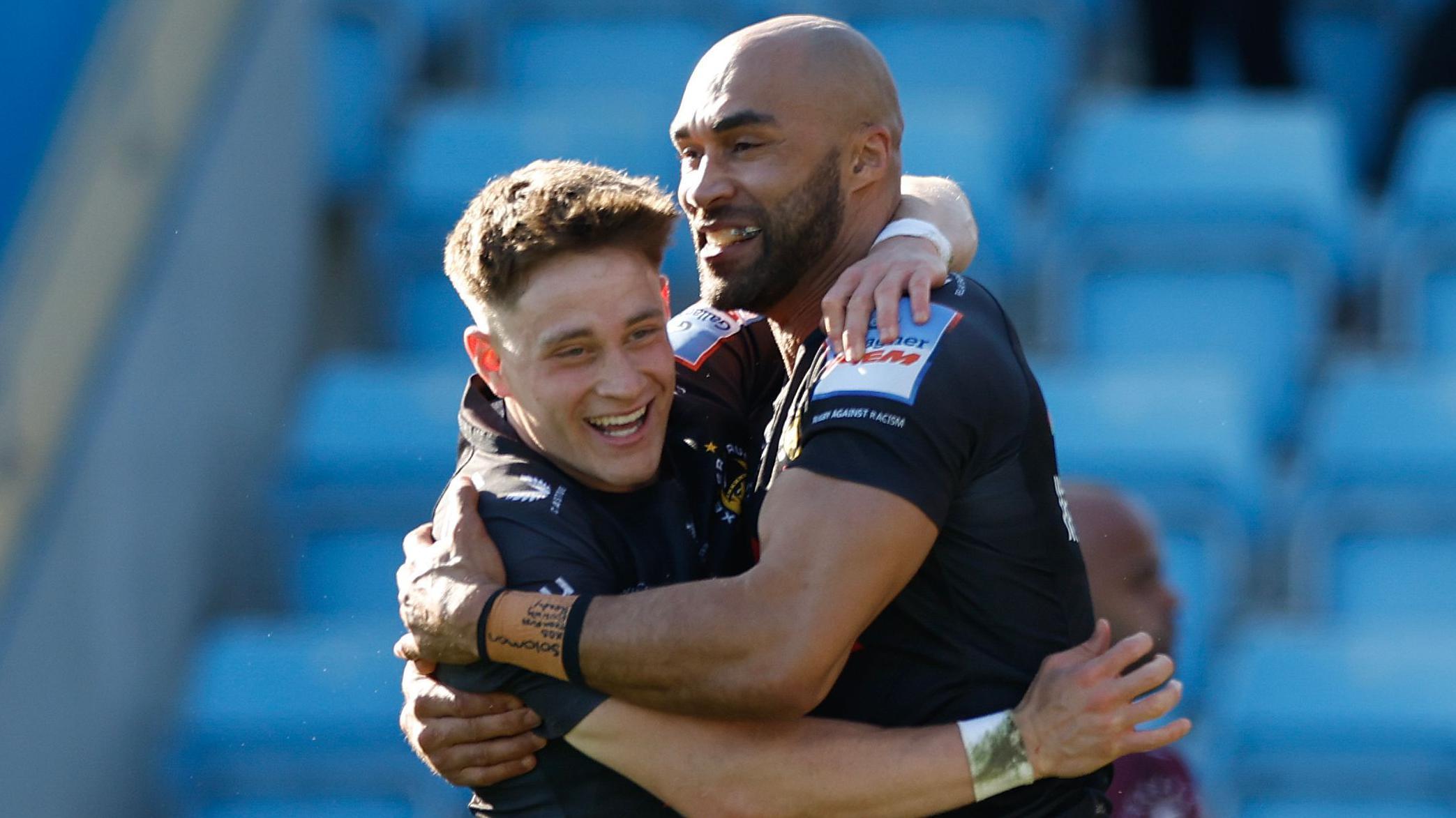 Exeter beat Sale to move into Prem play-off places
