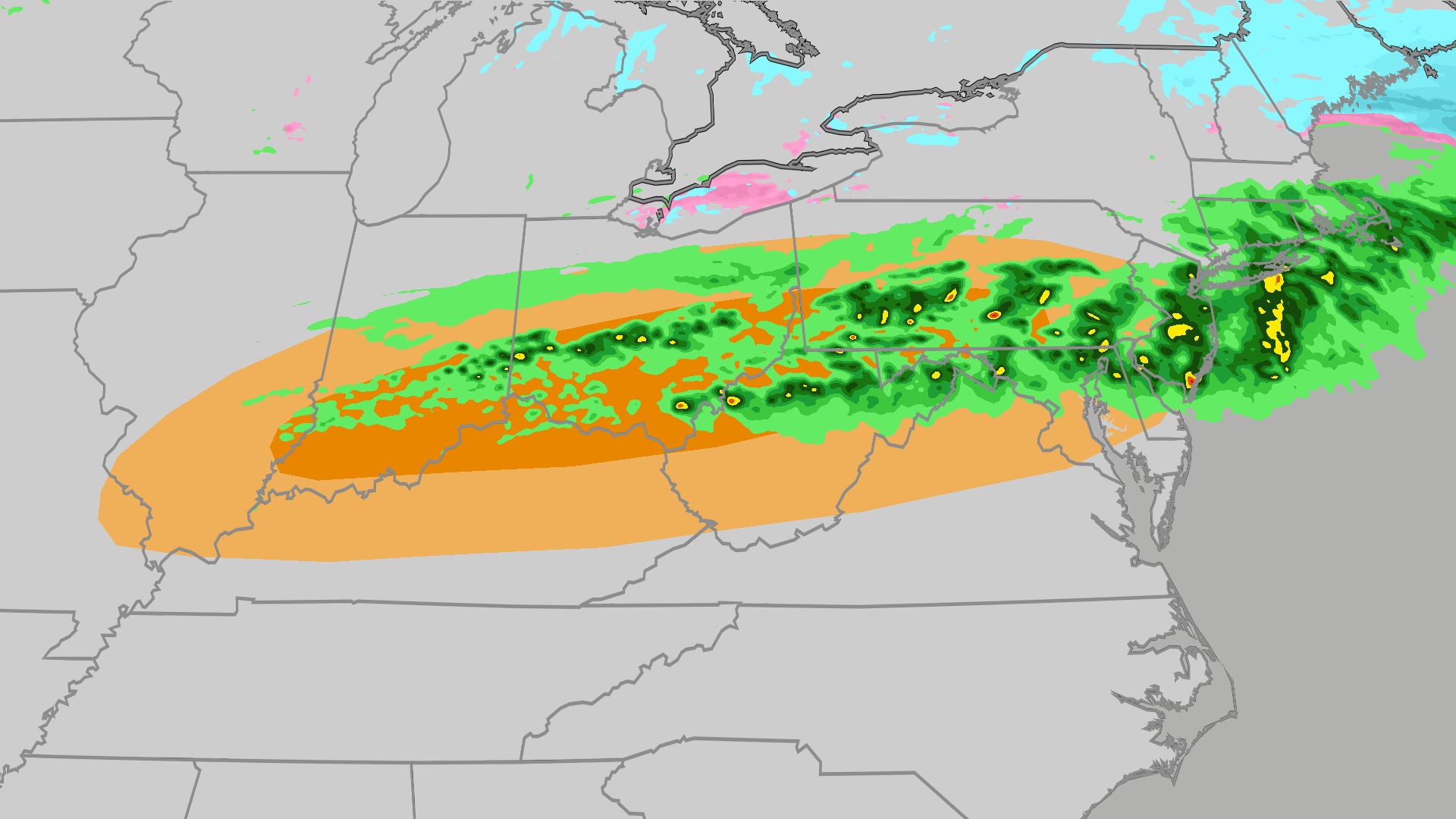 Severe storms, mainly wind and hail for Ohio Valley Sunday