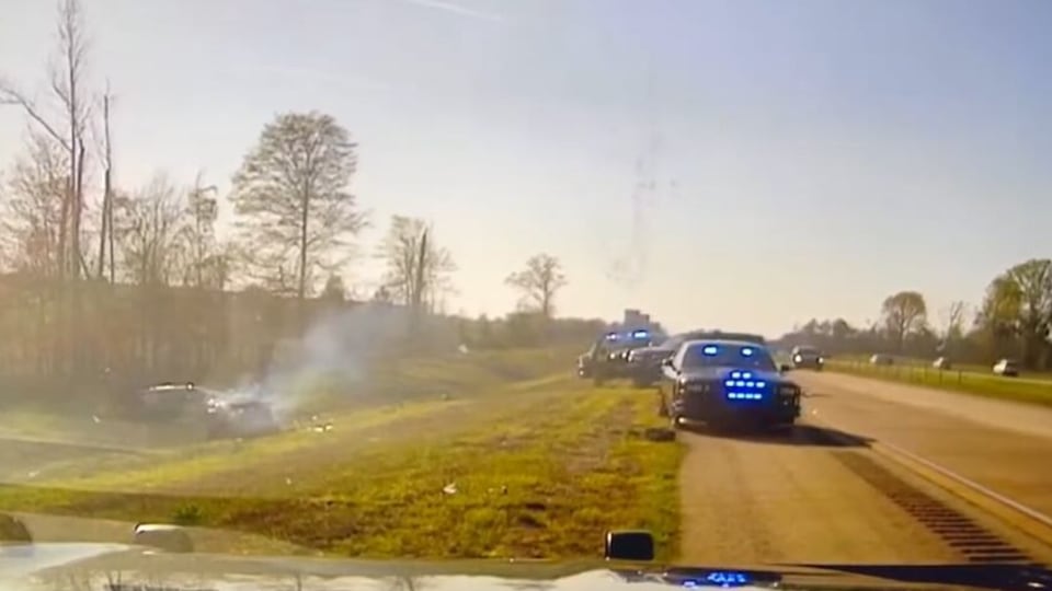 Video: Georgia DUI checkpoint erupts into 100 mph chase, ends in fiery ...