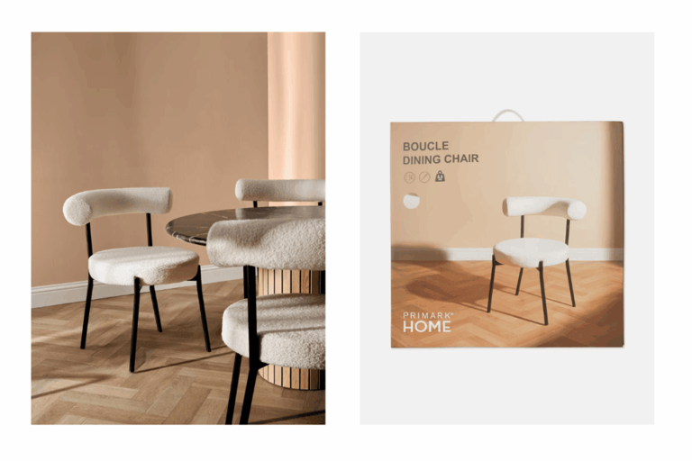 Primark’s £45 bouclé dining chairs look high-end but are the budget ...