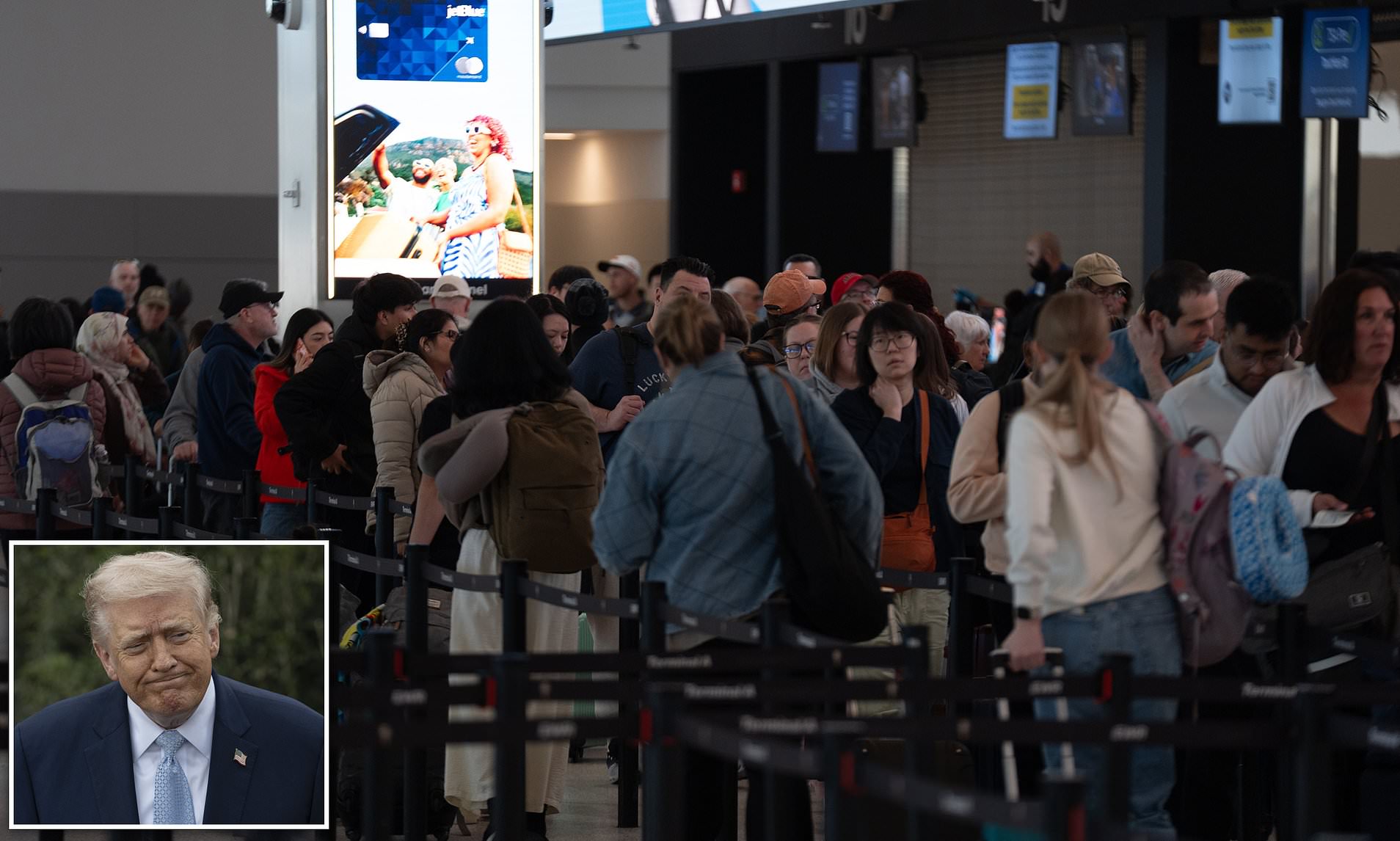 Trump sends ICE to handle airport security in bid to end spring break ...