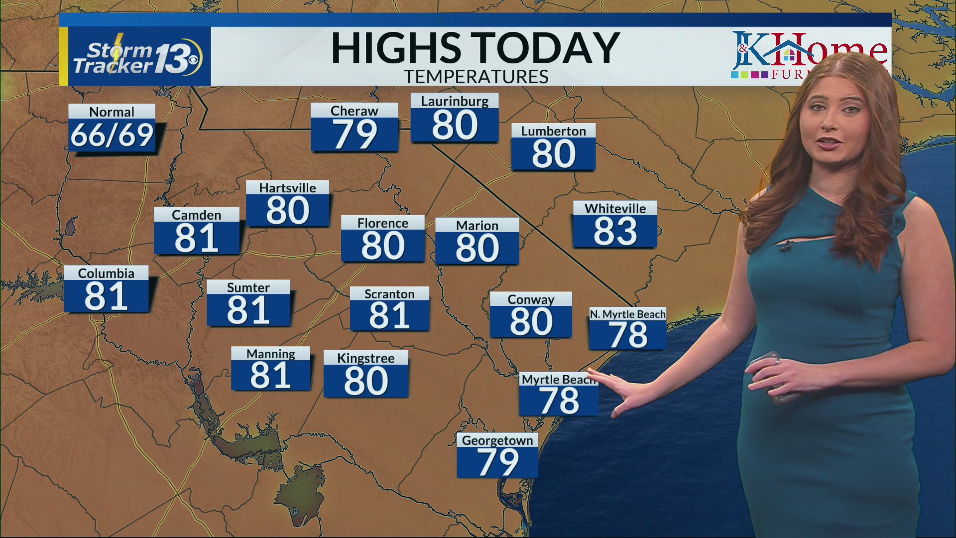 Warm weekend before a cold front arrives Monday