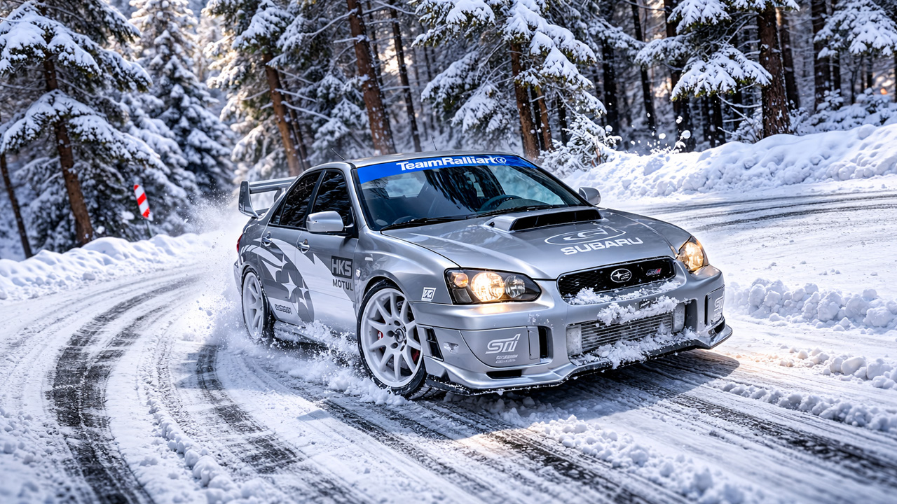 Subaru WRX STI performance in winter conditions