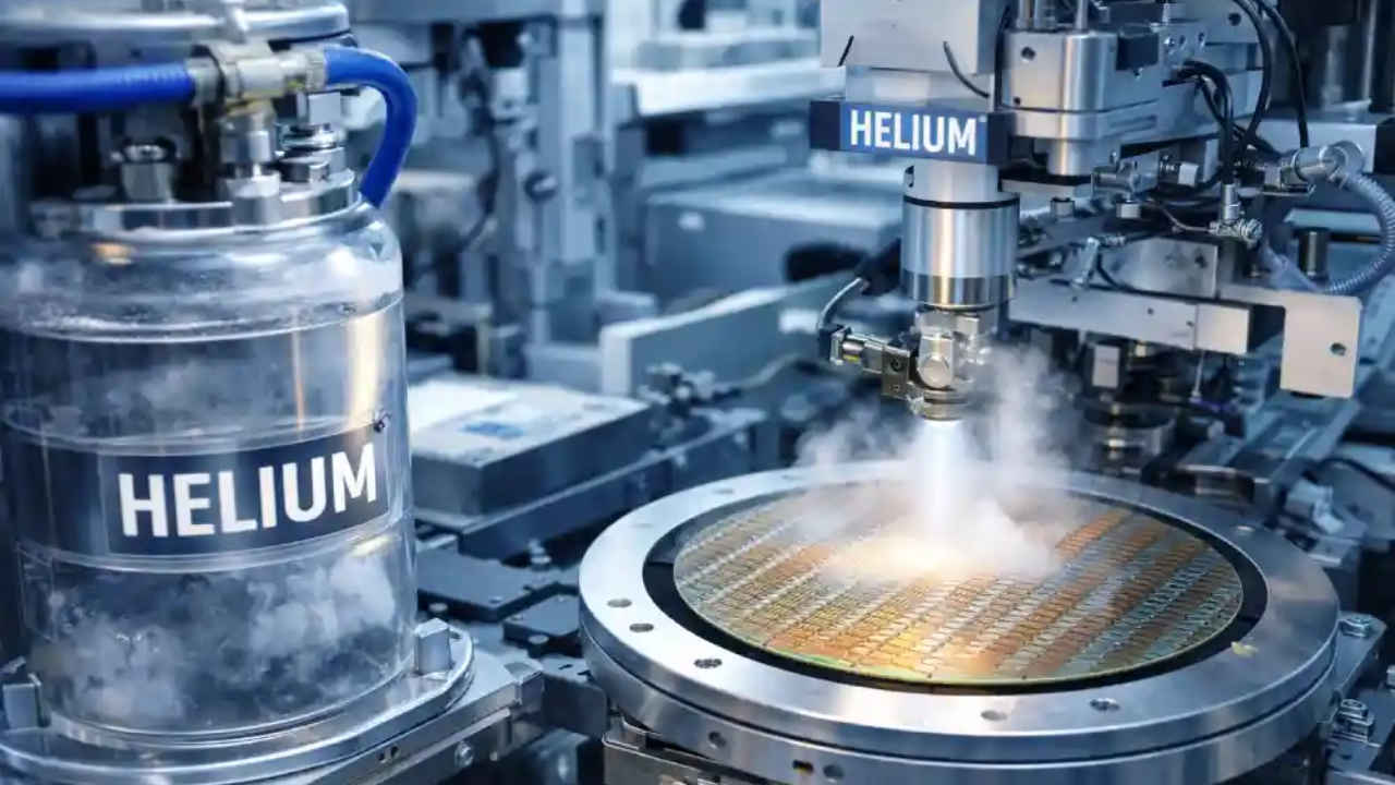 One-third of world’s helium supply gone: How it affects chips to AI ...