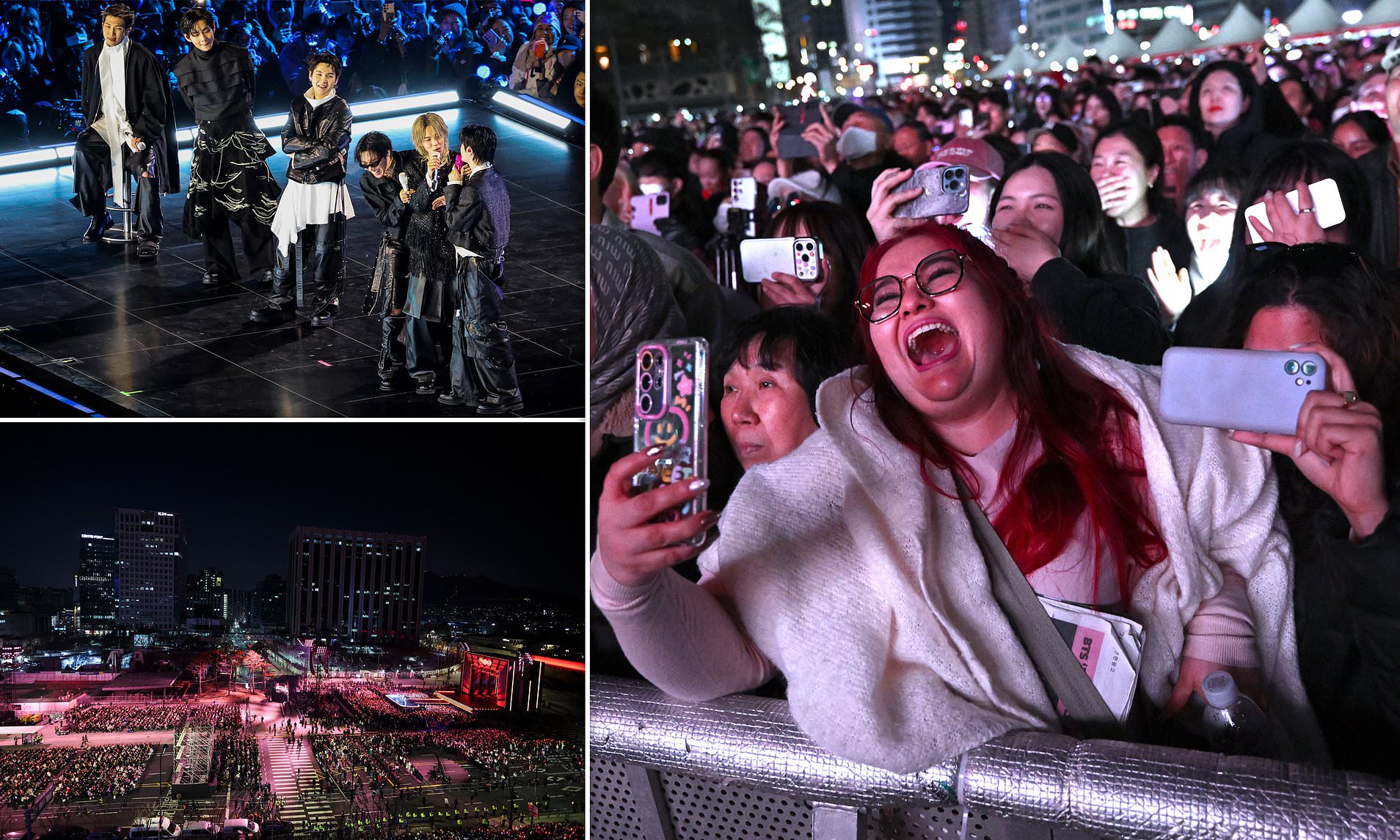 More than 200,000 BTS fans swoon at Seoul comeback concert ahead of ...