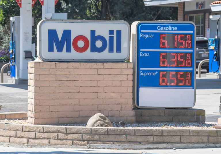 Extraordinary map shows how California’s extreme gas prices compare to ...